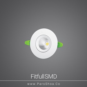 چراغ چشمی 7 وات متحرک گرد smd پارس شعاع توس