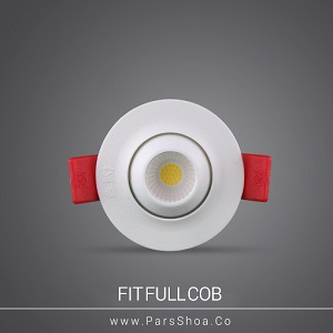 چراغ چشمی ۳ وات متحرک گرد cob پارس شعاع توس