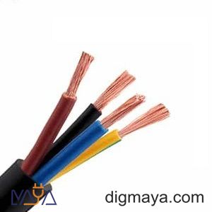 کابل برق چهار در ده لوشان استاندارد 10*4